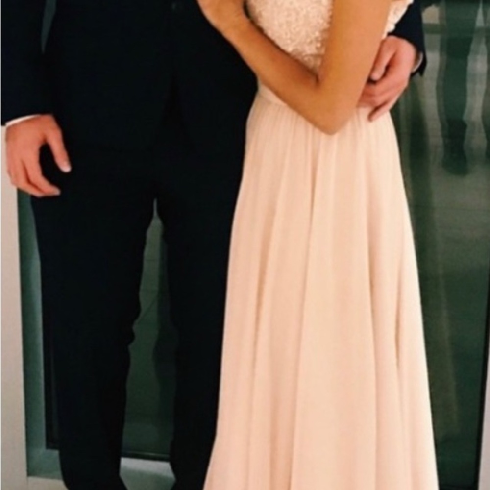 MORILEE,Elegant Chiffon Formal Dress,Size 10 - Picture 10 of 15